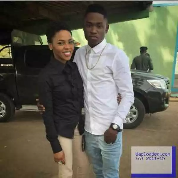Checkout Chidinma and Lil Kesh Pose Together For A Shot (Photo)